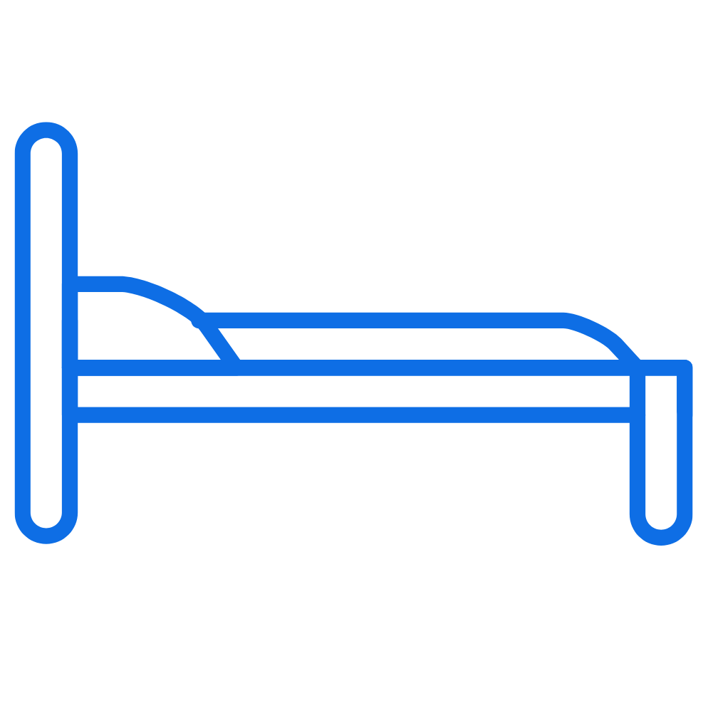 icon of a bed